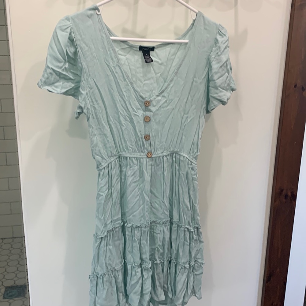 Rue 21 dress size small. Light mint green in color. $5.00